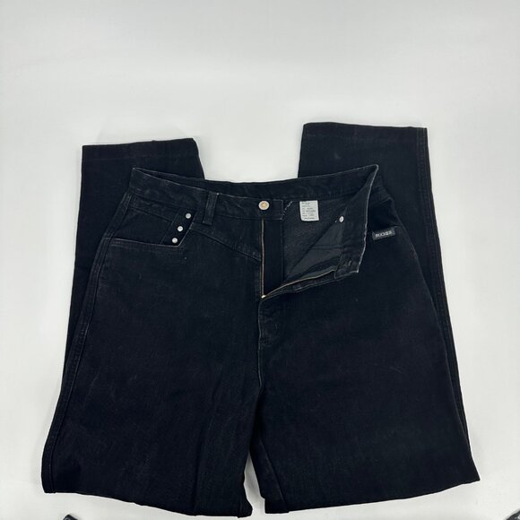 Womens Rockies Black Super High Rise Pocketless Western Jeans - Picture 3 of 7
